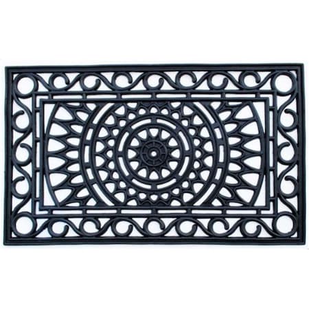 Jensendistributionservices Imports Decor Rubber Doormat, Sunrise MI2592399